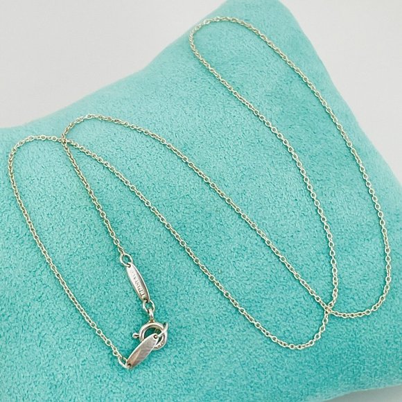 19" Tiffany & Co Elsa Peretti Chain Necklace in Sterling Silver - Picture 1 of 5